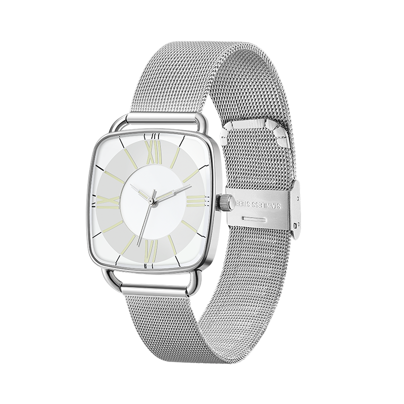 石英机芯可选头层牛皮/网织带表带 男表