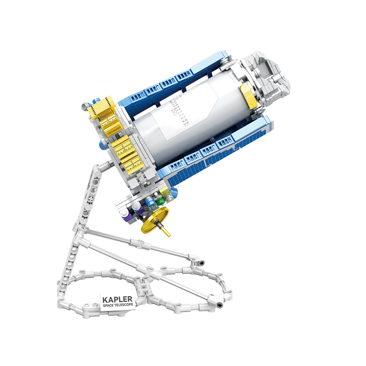 太空望远镜模型积木套装，家庭办公室航天收藏模型，太空爱好者和积木爱好者的首选礼物