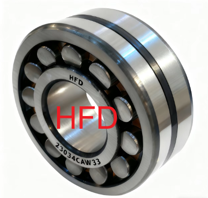 23034CAW33, 品牌HFD，原材料Gcr-15, 矿山机械轴承用于传动系统和承载部位‌，用于冶金设备‌：如轧机辊系‌  