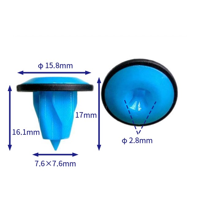 汽车卡扣紧固件(100个/包) 菲亚特:68094674AA
