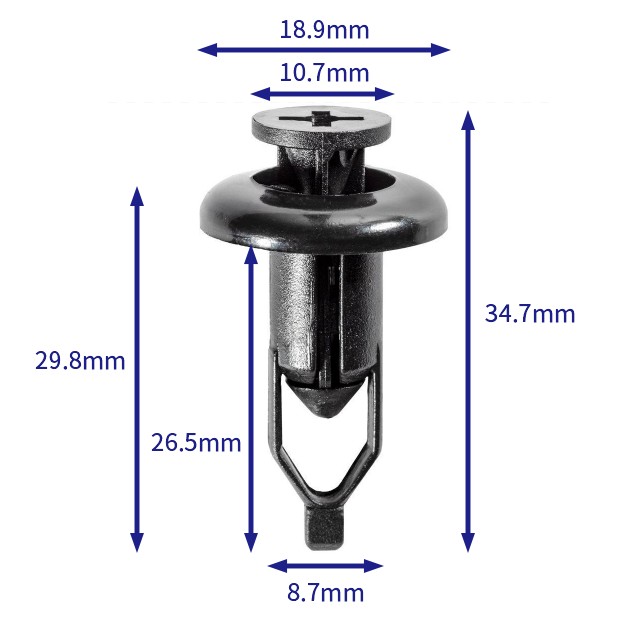 汽车卡扣紧固件(100个/包) 丰田:90467-09143