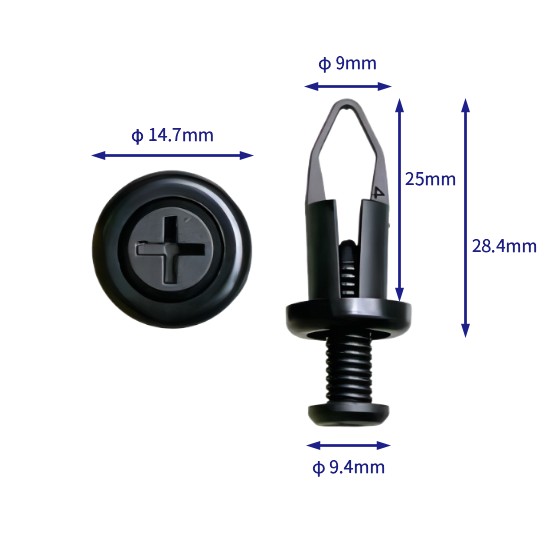 汽车卡扣紧固件(100个/包) 比亚迪：BYDQ831S09