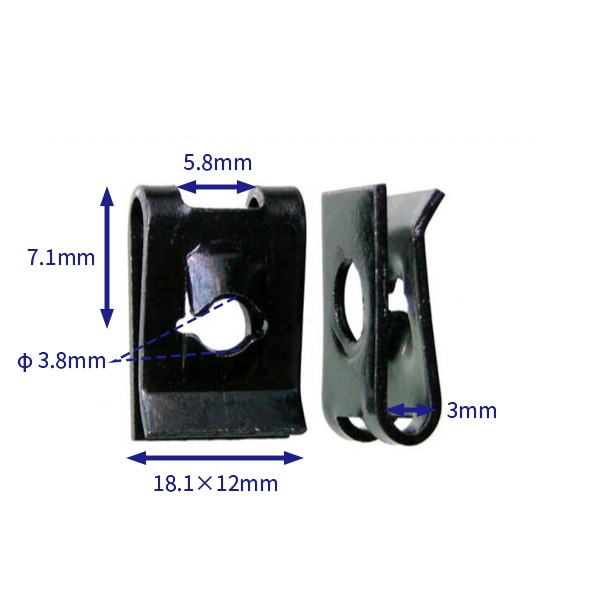 汽车卡扣紧固件(100个/包) 现代:13357-05037B沃尔沃：191391；3223711