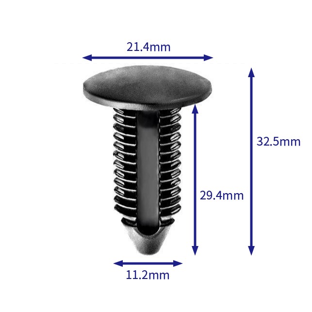 汽车卡扣紧固件(100个/包) 通用:1631564；11561732福特：W706358-S300；路虎：RZM500130；捷豹： C2P3984；克莱斯勒：34202787