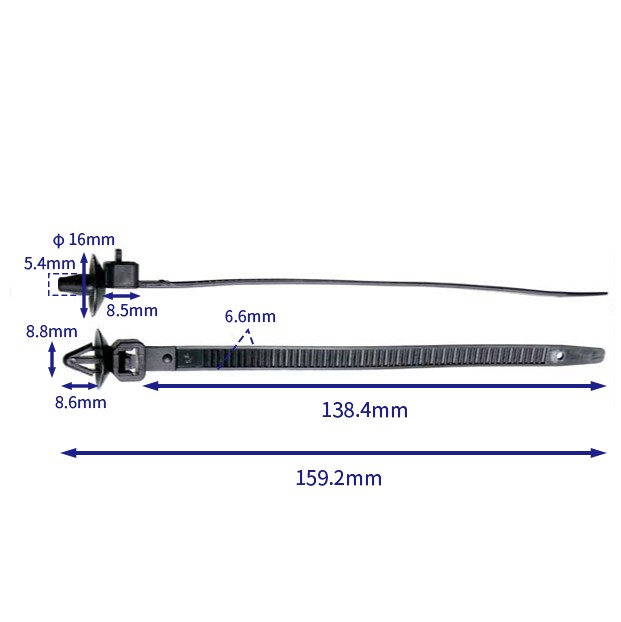 汽车卡扣紧固件(100个/包) 汽车卡扣紧固件