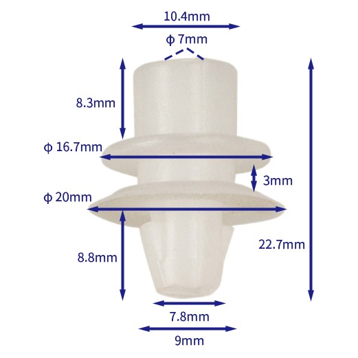 汽车卡扣紧固件(100个/包) 奔驰:AQ0001781V002000000