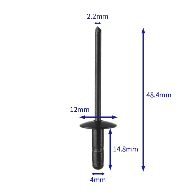 汽车卡扣紧固件(100个/包) 丰田:90269-06054；90269-04054