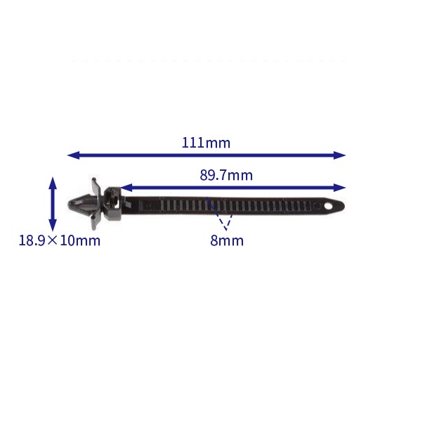 汽车卡扣紧固件(100个/包) 马自达:9928-90-753