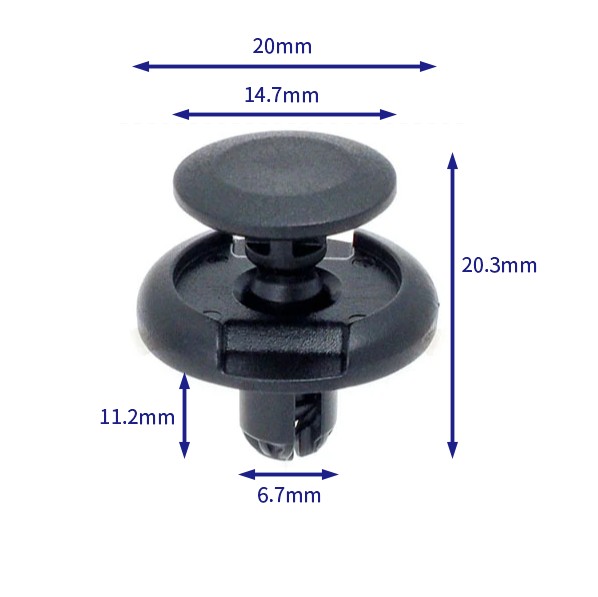 汽车卡扣紧固件(100个/包) 铃木:09409-07332;菲亚特:71741883;丰田:90467-09164;90467-07164三菱:MC933388;铃木:09409-07332-000