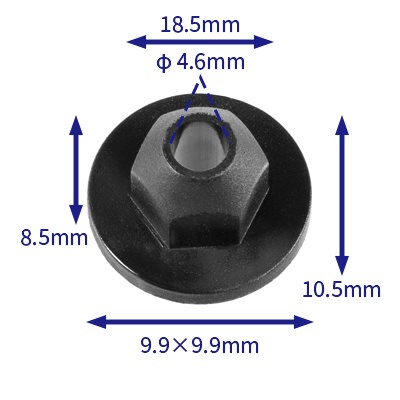 汽车卡扣紧固件(100个/包) 大众:171201969