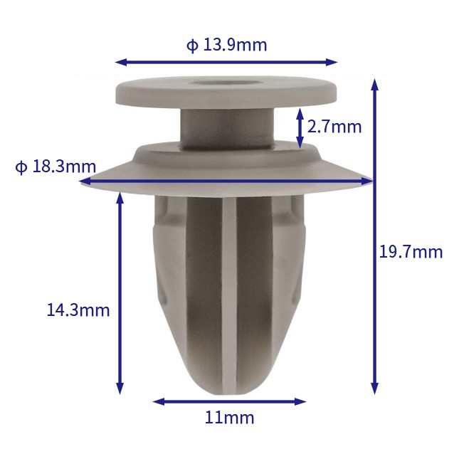 Крепеж для автомобиля (100 шт/пакет) Mazda: KD5351W24