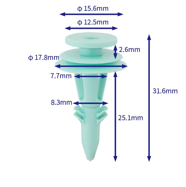 汽车卡扣紧固件(100个/包) 克莱斯勒:68087885AA