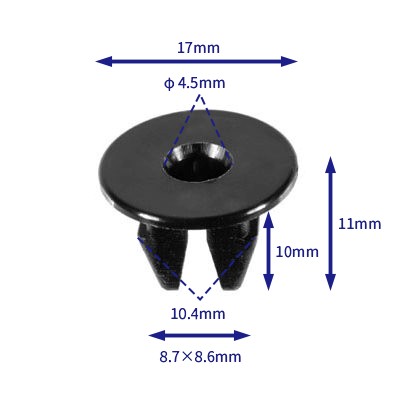 汽车卡扣紧固件(100个/包) 丰田:90189-06211