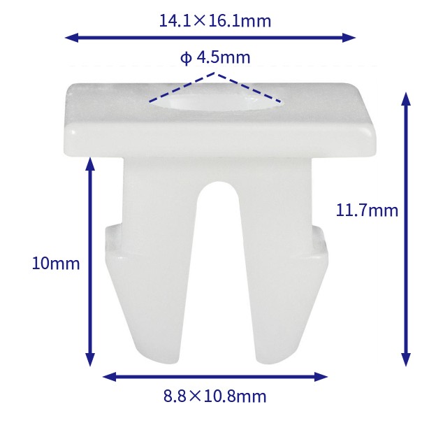 汽车卡扣紧固件(100个/包) 丰田:90189-06193； 90189-C0006