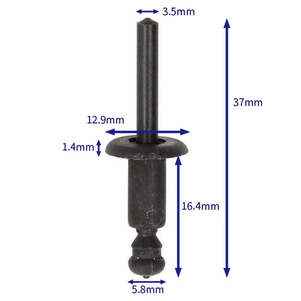 汽车卡扣紧固件(100个/包) 大众:N90813101