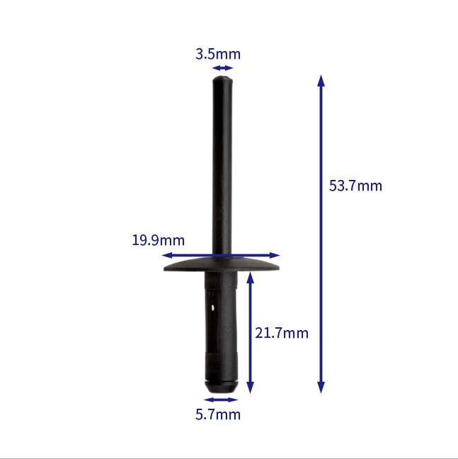 自動車バックル留め具 (100個/バッグ) bmw: 51717002953