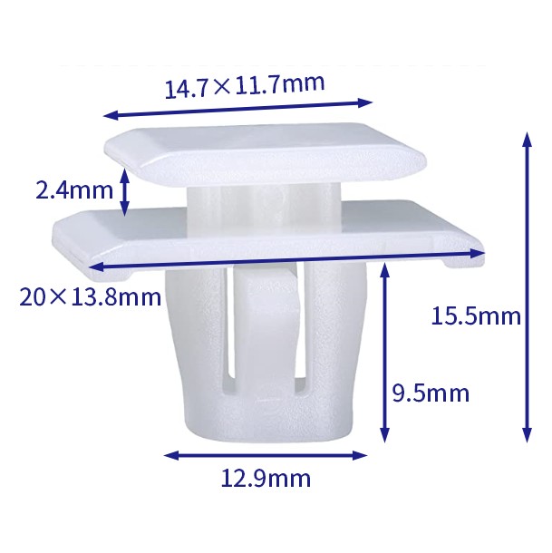 汽车卡扣紧固件(100个/包) 本田:75315-S9A-004