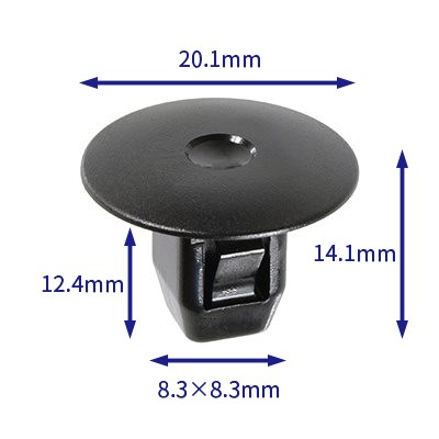 自動車バックル留め具 (100個/バッグ) ホンダ: 90682-sea-003