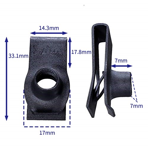 汽车卡扣紧固件(100个/包) 通用:11500661