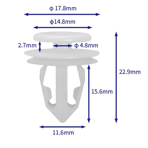 汽车卡扣紧固件(100个/包) 特斯拉:1142766-00-A