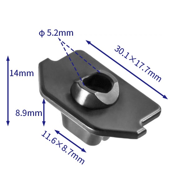 汽车卡扣紧固件(100个/包) 丰田:52535-0E010；52535-50060