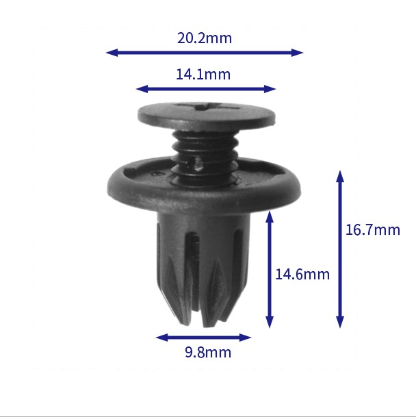 汽车卡扣紧固件(100个/包) 宝马:07130702966；本田：91503-SP0-003；斯巴鲁：57728AC060；