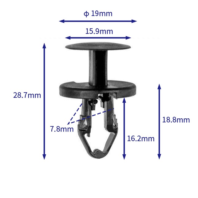 汽车卡扣紧固件(100个/包) 克莱斯勒:5116530AA