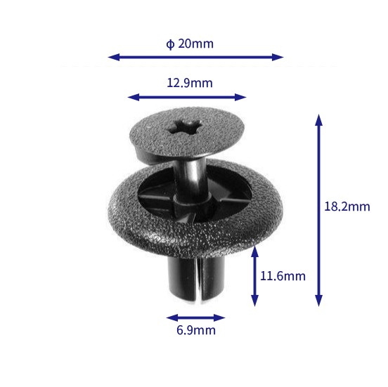 汽车卡扣紧固件(100个/包) 斯巴鲁:909130051