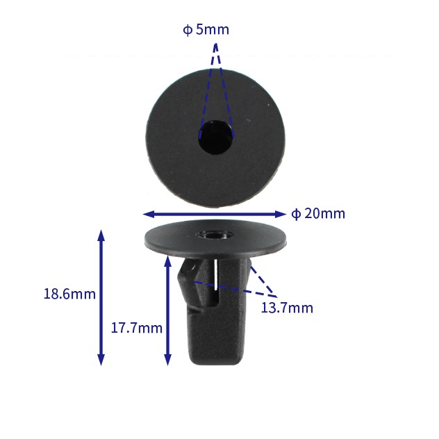 汽车卡扣紧固件(100个/包) 丰田:90189-06236