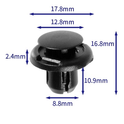 自動車バックル留め具 (100個/バッグ) トヨタ: 90467-09185; 91503-57a-003