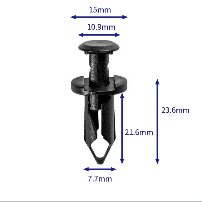 汽车卡扣紧固件(100个/包) 日产:01553-0192U;本田:90653-HC4-900;通用:21075686；克莱斯勒： 6504555；68365015AA