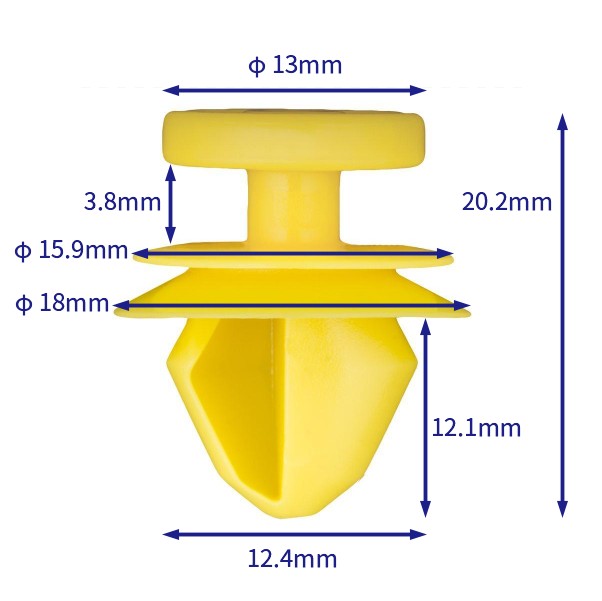 汽车卡扣紧固件(100个/包) 路虎:C2D5807