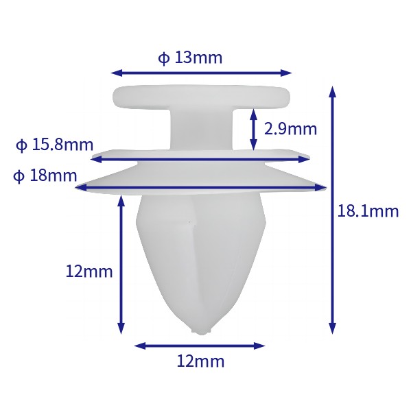 汽车卡扣紧固件(100个/包) 标致雪铁龙:30648141；沃尔沃:30648141