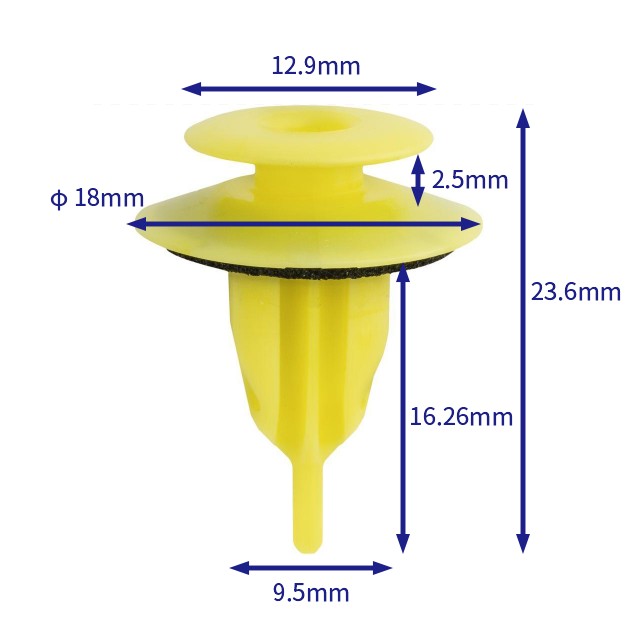 汽车卡扣紧固件(100个/包) 丰田:75868-60020