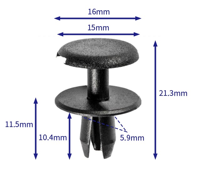 汽车卡扣紧固件(100个/包) 通用:9130754