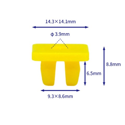 汽车卡扣紧固件(100个/包) 斯巴鲁：661179000；909300007