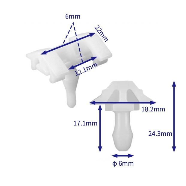 汽车卡扣紧固件(100个/包) 奔驰:A0019883181
