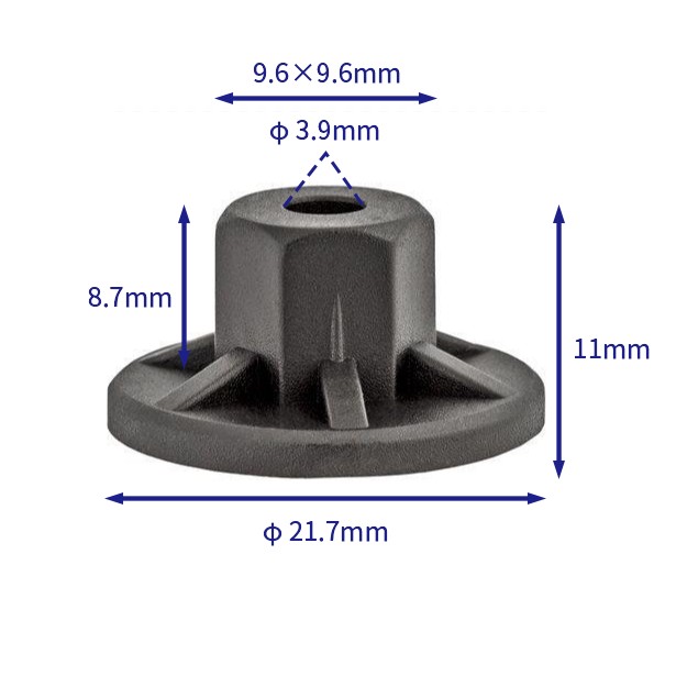 Car buckle fasteners (100/pack) Volkswagen: N90757901
