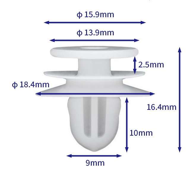 汽车卡扣紧固件(100个/包) 日产:84915-0W010