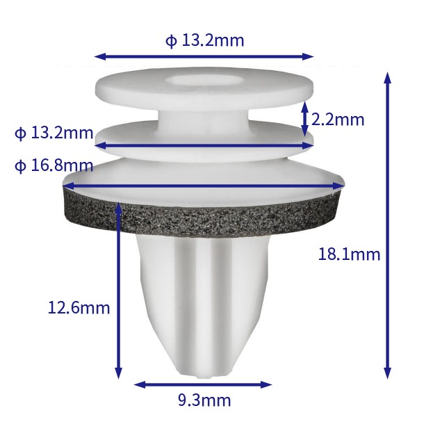汽车卡扣紧固件(100个/包) 奔驰:A0009910198；