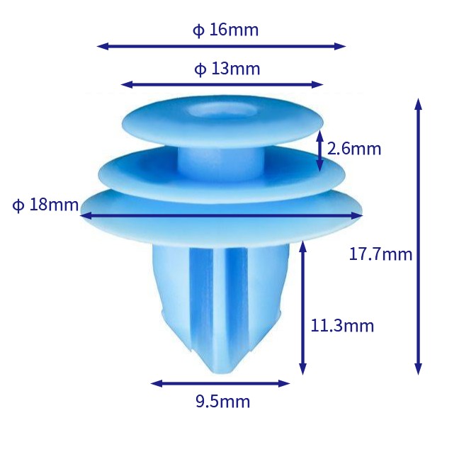 汽车卡扣紧固件(100个/包) 丰田:90467-10167;90467-C0035通用:88973045