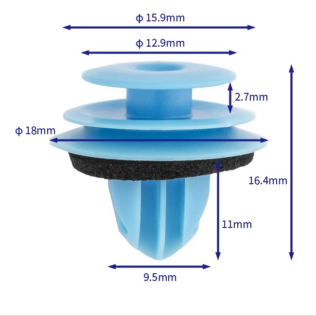汽车卡扣紧固件(100个/包) 丰田:67771-26240