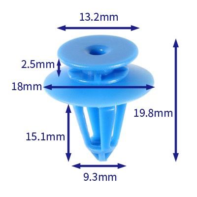 汽车卡扣紧固件(100个/包) 保时捷:95555579400;大众:7L5853994;雷诺:7701053516;7701057715