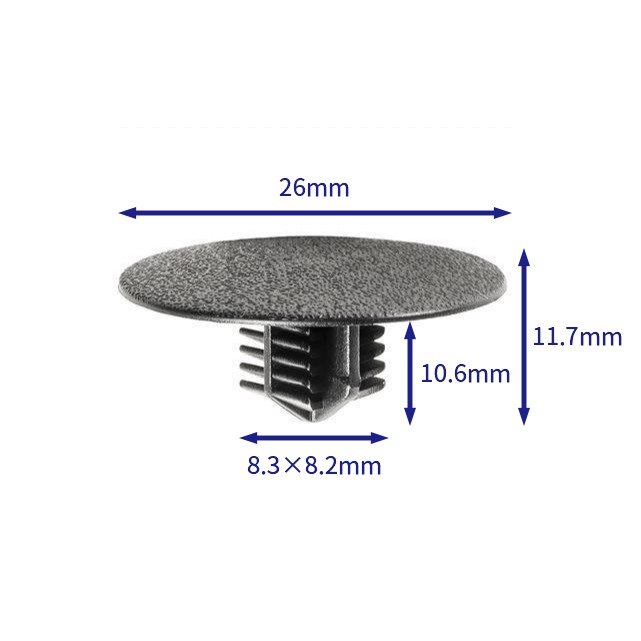 汽车卡扣紧固件(100个/包) 三菱:MU001282