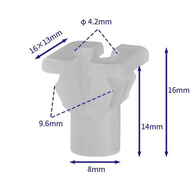汽车卡扣紧固件(100个/包) 菲亚特:7663916