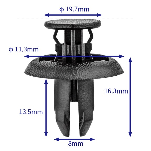 汽车卡扣紧固件(100个/包) 马自达:9011-8W-B048;B45A-56-146A;丰田:90118-WB048