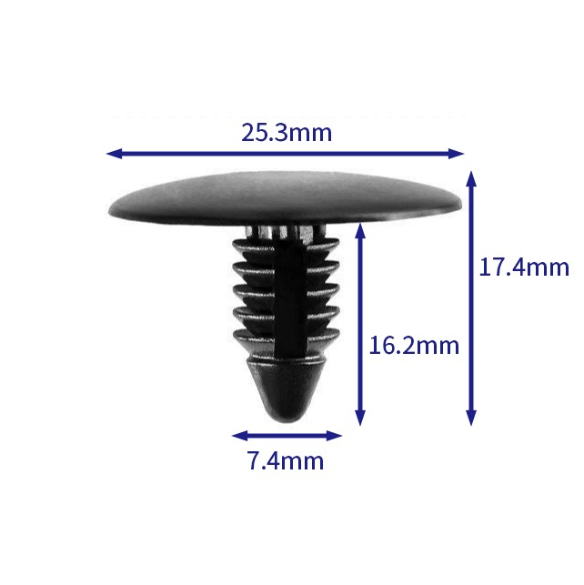 汽车卡扣紧固件(100个/包) 通用;16674629;克莱斯勒:6503943;福特:N806113-S