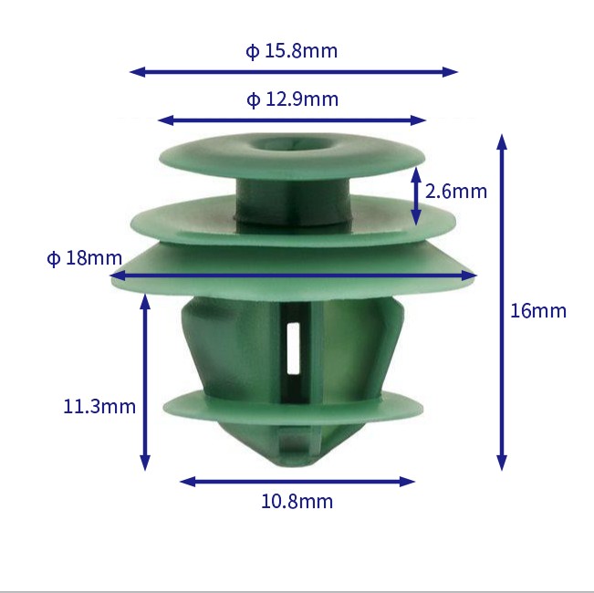 汽车卡扣紧固件(100个/包) 马自达:KD4568865