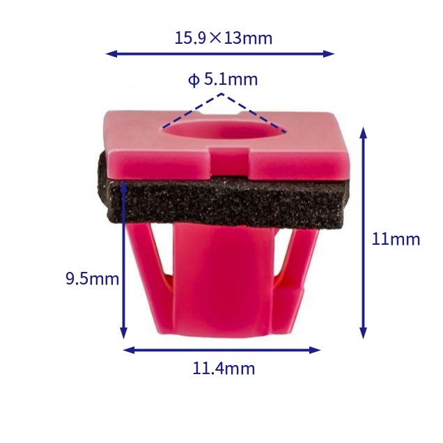 汽车卡扣紧固件(100个/包) 现代:87756-2J000