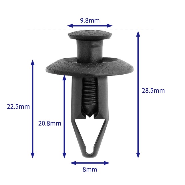 汽车卡扣紧固件(100个/包) 三菱:MU001220